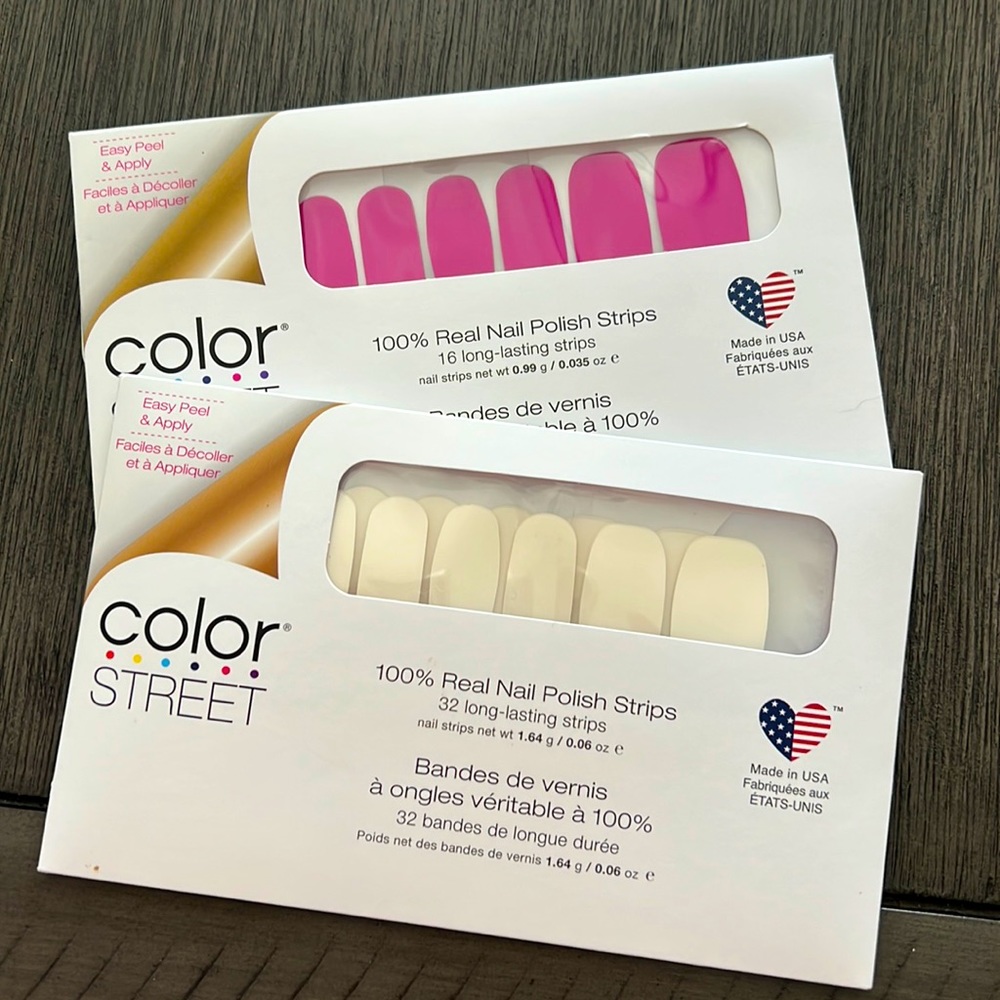 Color Street Nail Strips - Clear as Day & Key West is Best